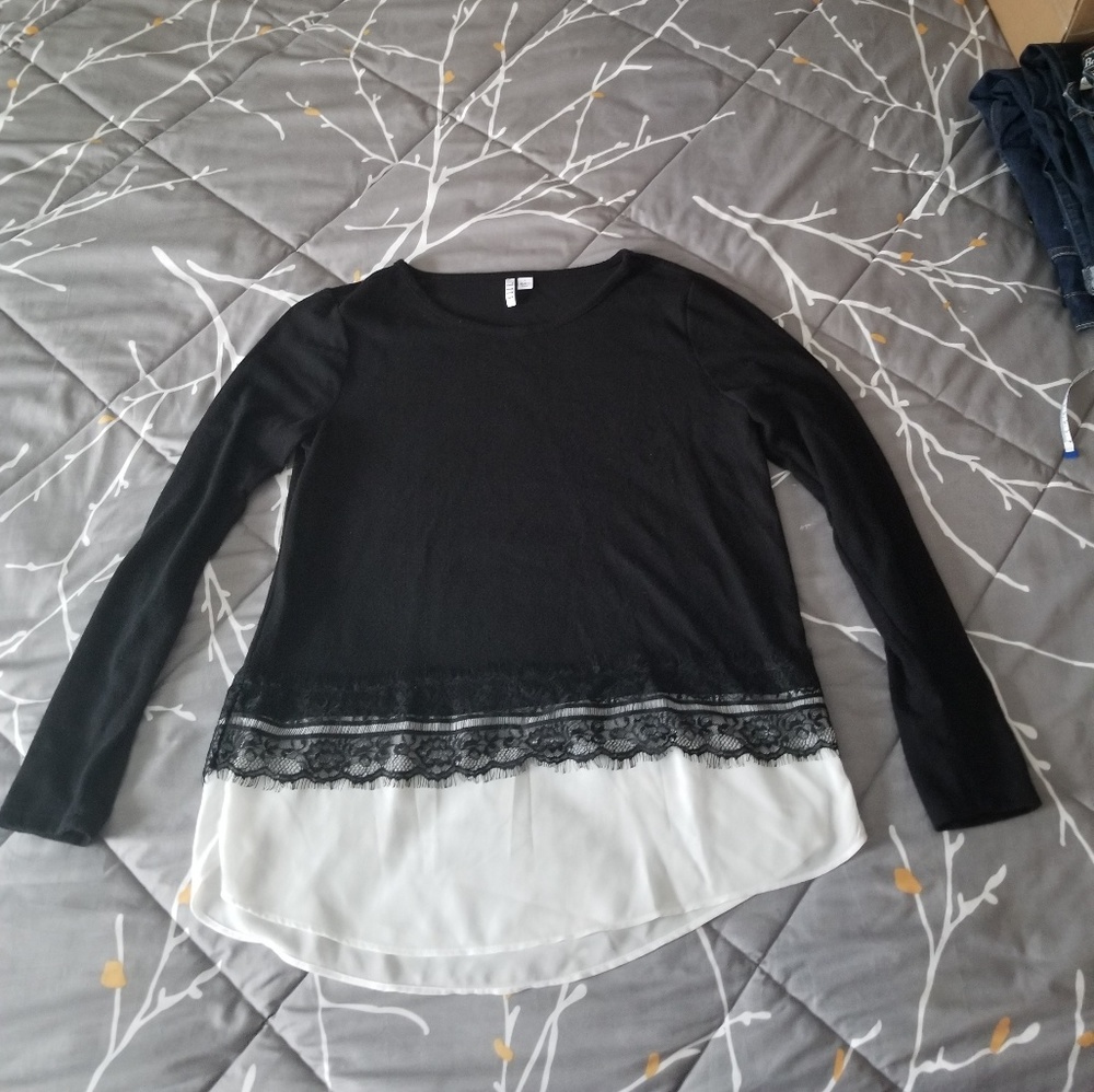 Elle long sleeve shirt sz large